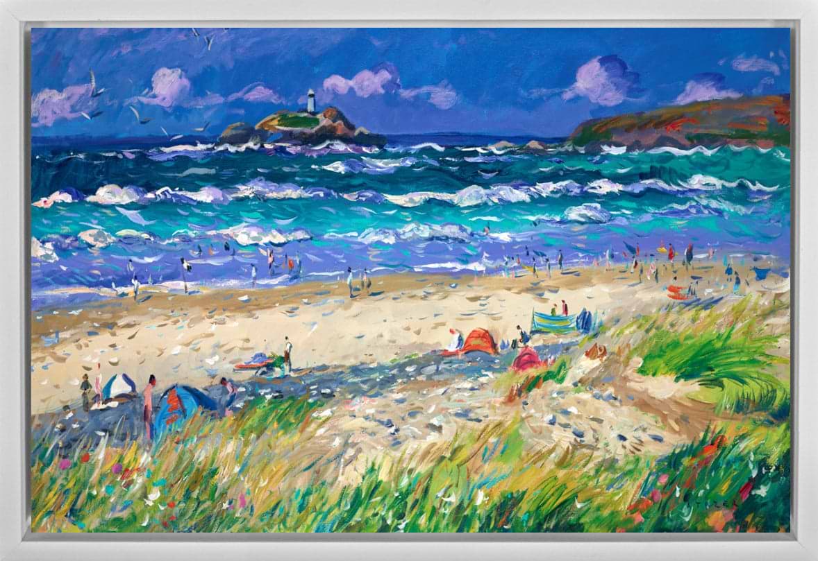 Wild Waves (Godrevy) | Andrew Tozer - Clarendon Fine Art