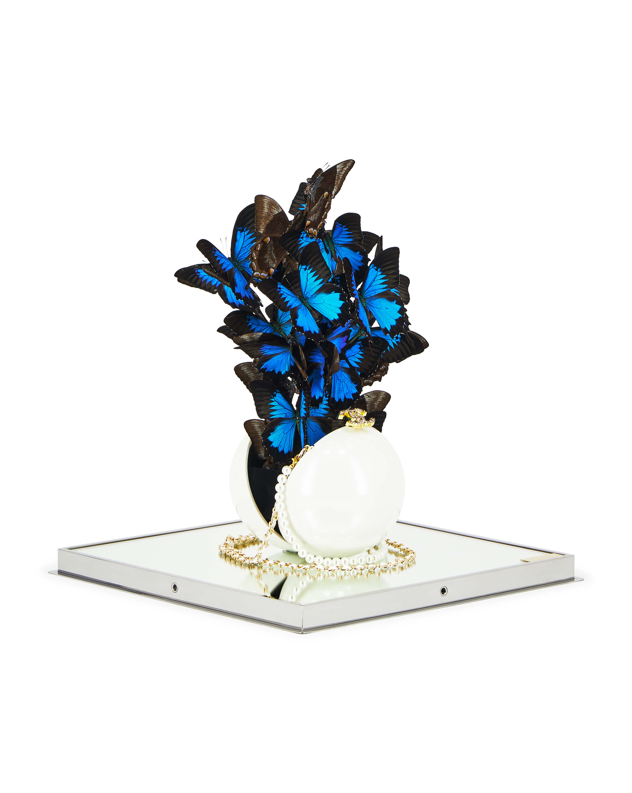 Chanel White Pearl Indonesia | Roman Feral - Clarendon Fine Art