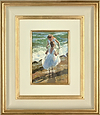 Girls Playing In The Surf