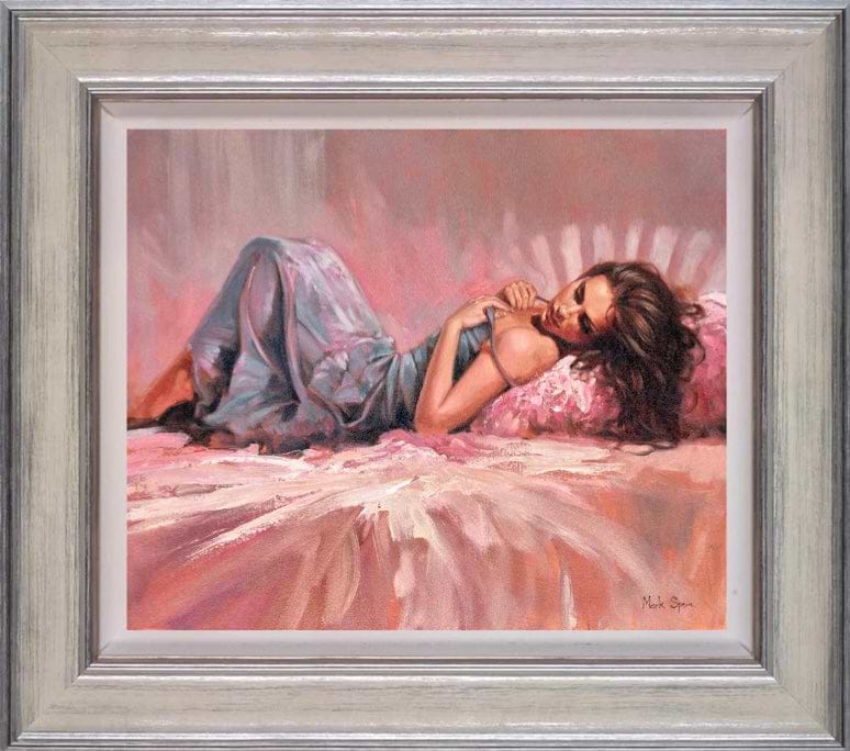 Reclining In Blue