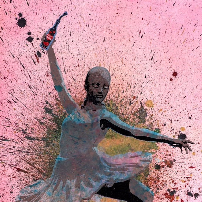 Ballerina Molotov (Pink & Silver)