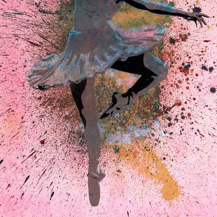 Ballerina Molotov (Pink & Silver)