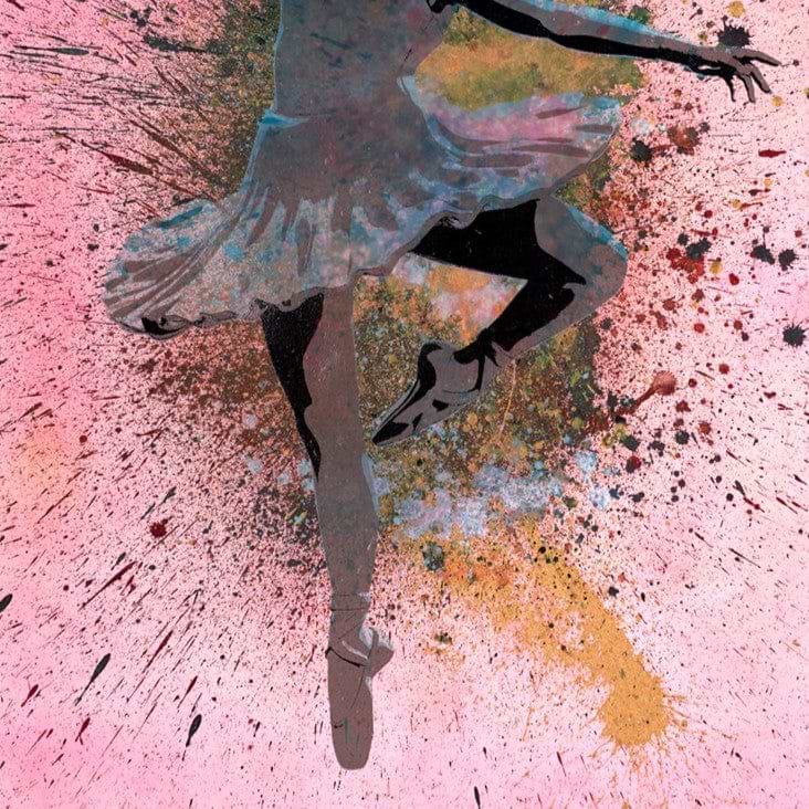 Ballerina Molotov (Pink & Silver)