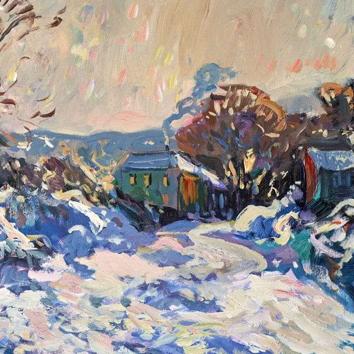 Ready For Snow (Snowy Lane Nr Penryn)