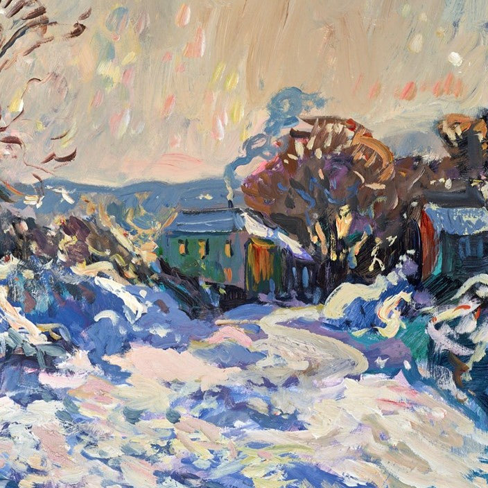 Ready For Snow (Snowy Lane Nr Penryn)
