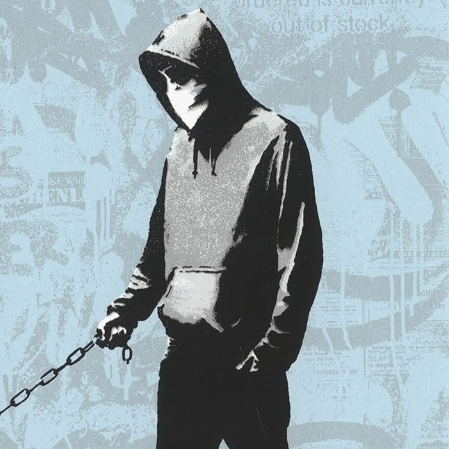Banksy Dog Walker