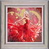 Red Dancer On Gold