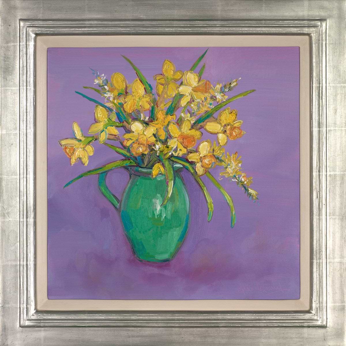 Daffodils And Winter Flowering Jasmine