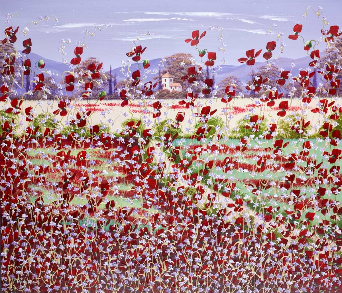 Radiant Red Poppies IV