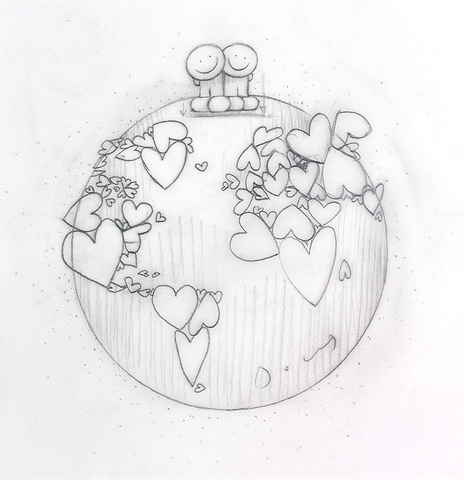 Love Makes The World Go Round, Earth II (Sketch)