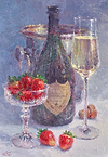 Champagne and Strawberries III