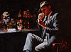 Man Lighting Cigarette III