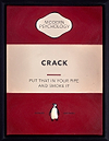 Crack (Burgundy) (Framed)