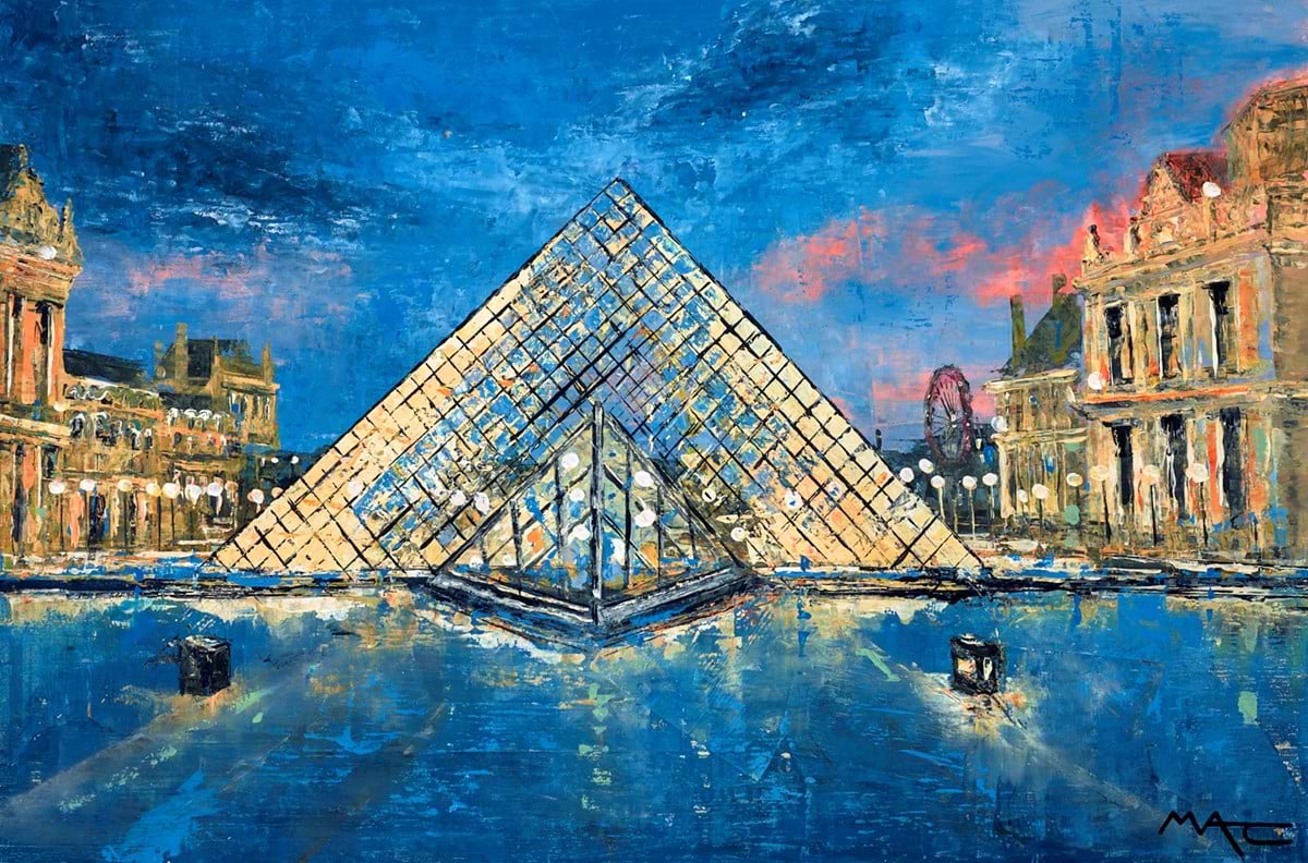 The Louvre, Paris | Mark Curryer – Clarendon Fine Art