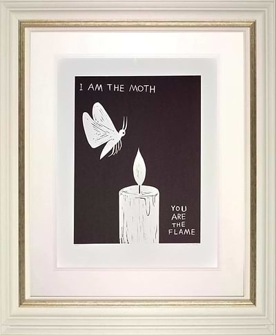 I'm the Moth you are the Flame, 2022 (Framed)