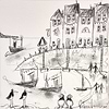 Relaxing at the Harbour II (sketch)