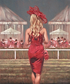 Lady in Red Dress , Ascot