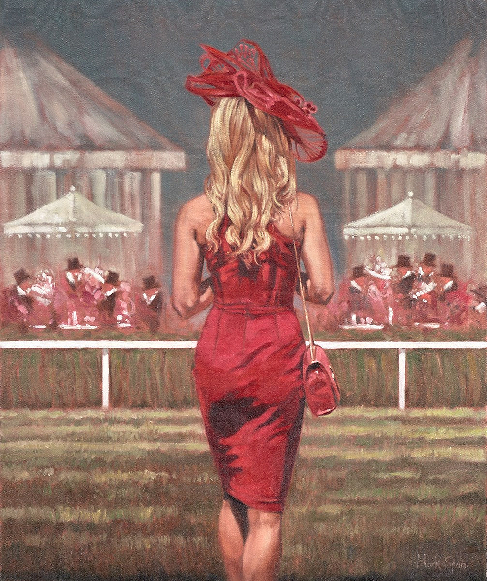 Lady In Red Dress , Ascot