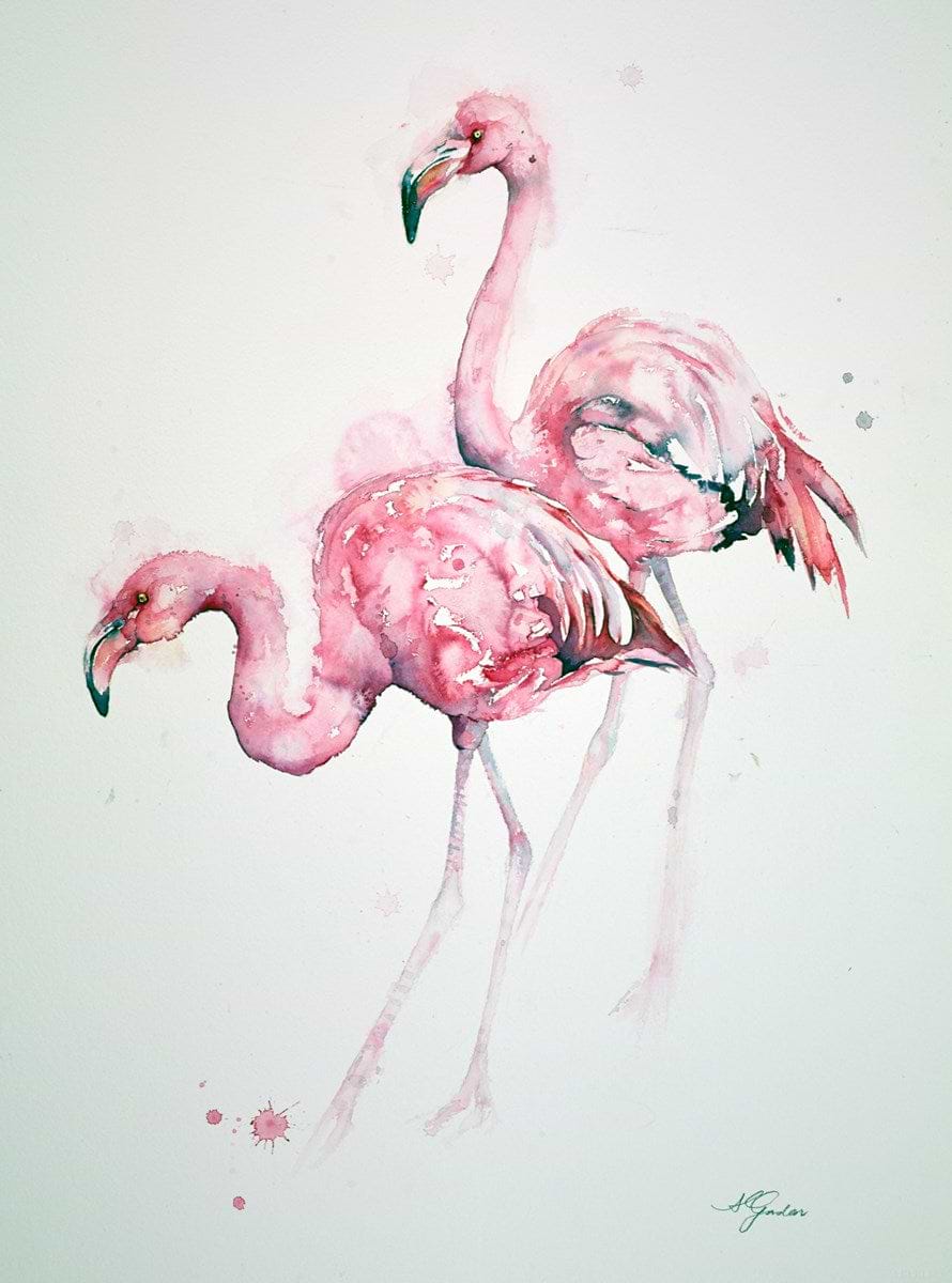 Flamingo Pair