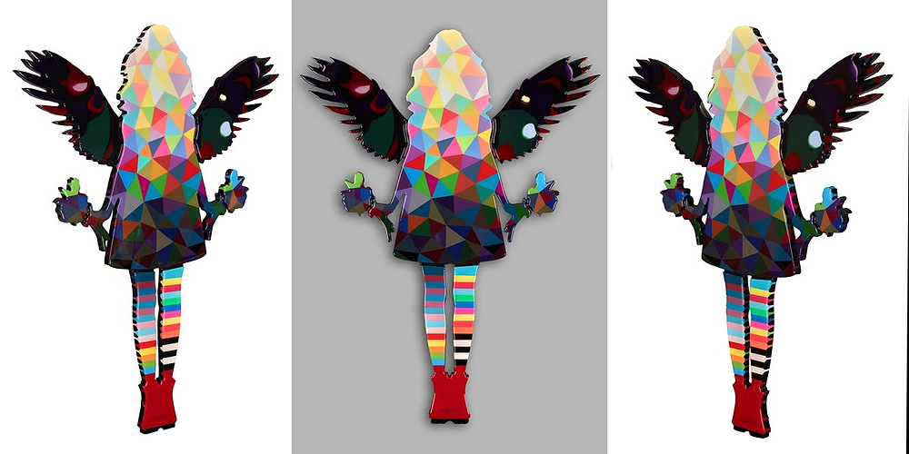 Mini Angel Cake - Geo Confetti
