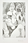 Homme rembranesque à la Pipe et Courtisane, from Séries 347