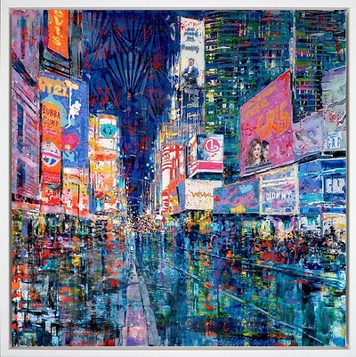 Towards Times Square (Framed)