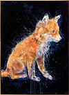 Sitting Fox Cub