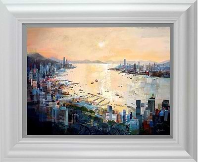Braemar Sunset , Hong Kong (Framed)