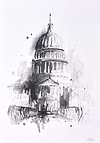 St Paul's Cathedral , London II (sketch)