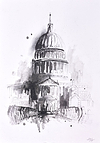 St Paul's Cathedral , London II (sketch)