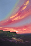 Ilkley Moor at Twilight