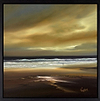 A Walk by the Waves (Framed)