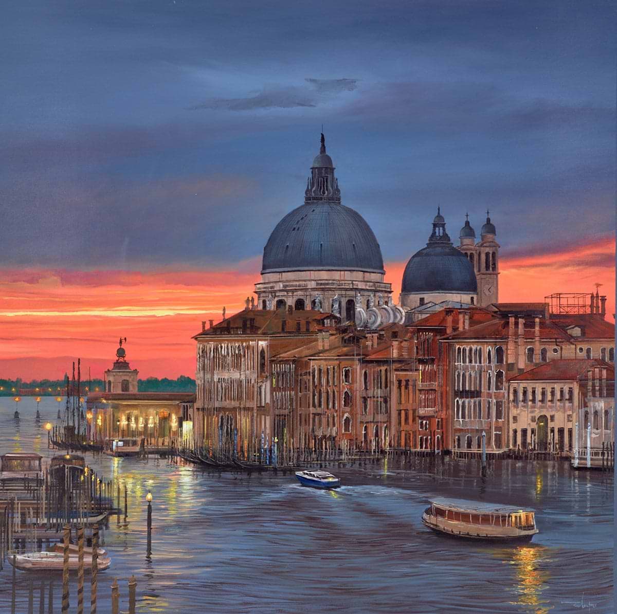 Twilight Over Venice | Ziv Cooper - Clarendon Fine Art