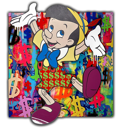 Pinocchio (Framed)