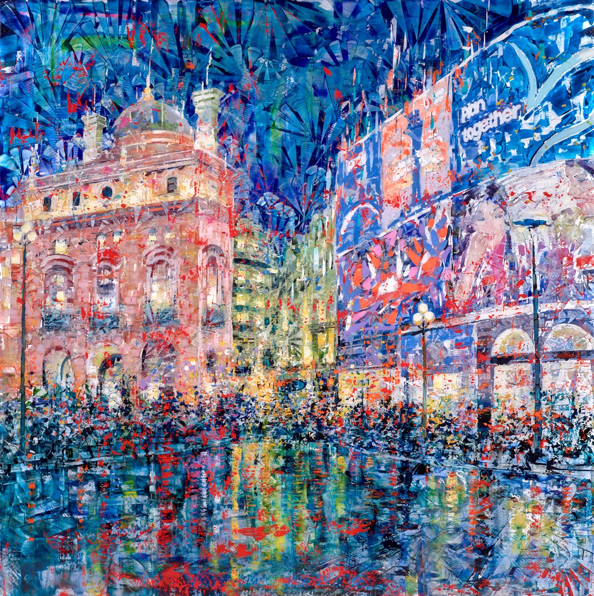 Piccadilly Circus At Night