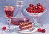 Ruby Port and Cherries