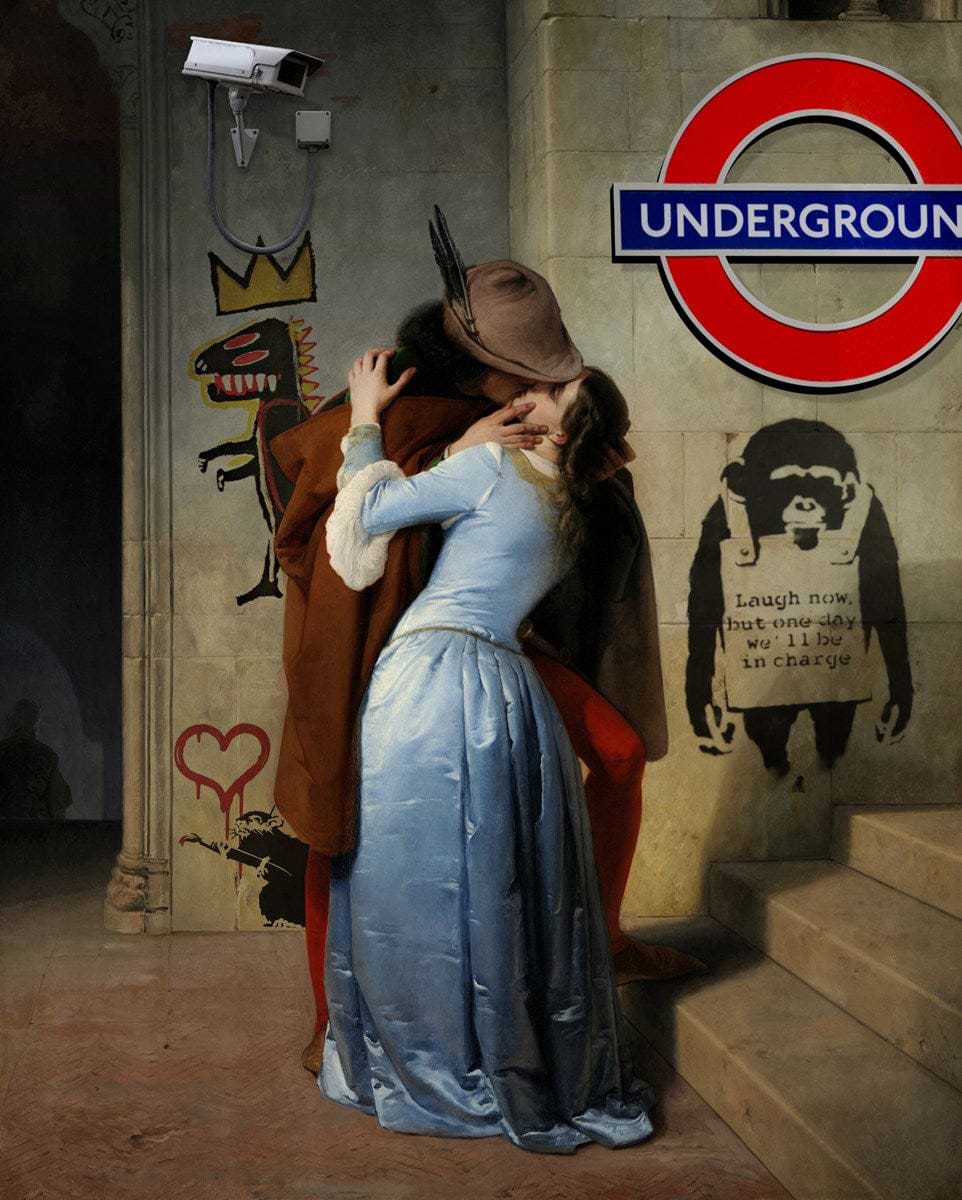 The Urban Kiss II | Leo Manelli - Clarendon Fine Art