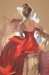 Lady in Red