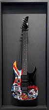 Good Vibes - Churchill (Guitar) (Framed)