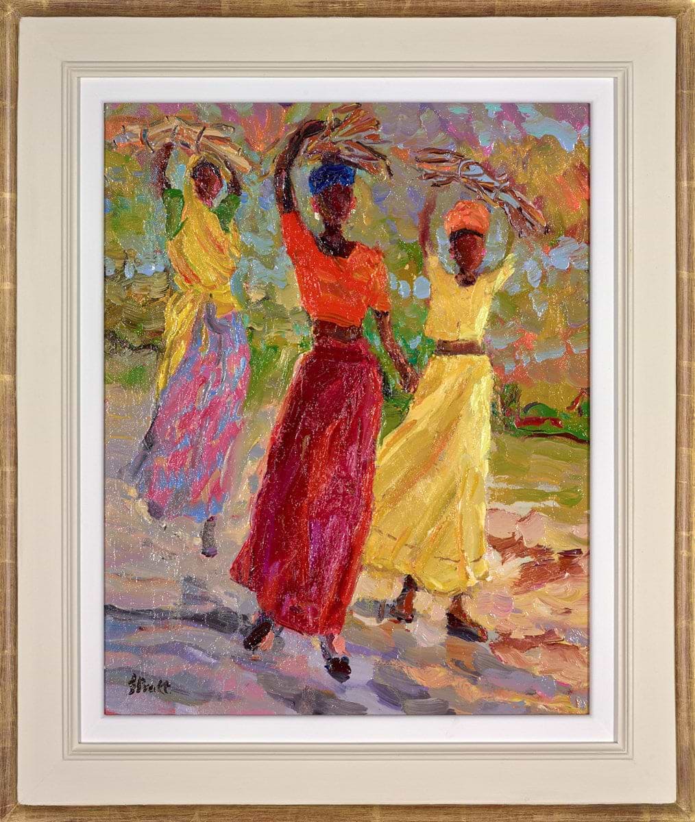 Three Girls Floating , Rajasthan