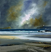 Cloudy Sky and a Distant Lighthouse