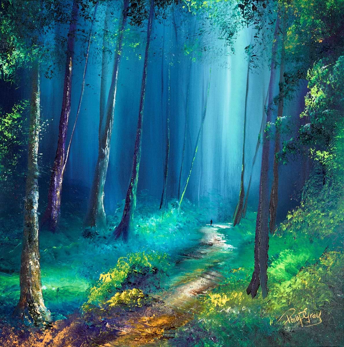 絵画 Forest Hills A Walk In The Forest | Philip Gray – Clarendon Fine Art