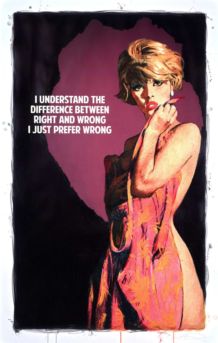 Right And Wrong (Purple)