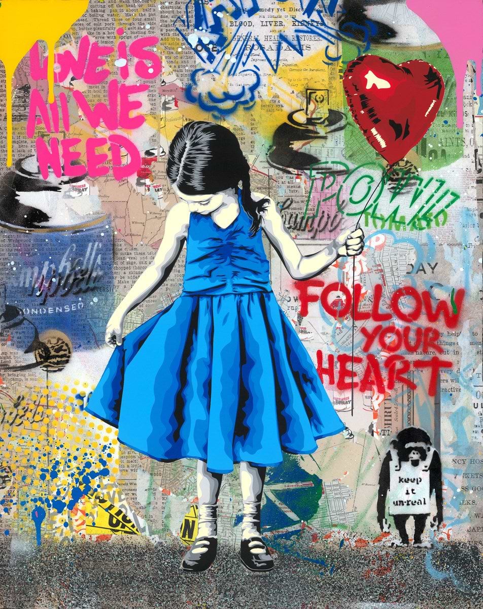 Beautiful Girl | Mr. Brainwash - Clarendon Fine Art
