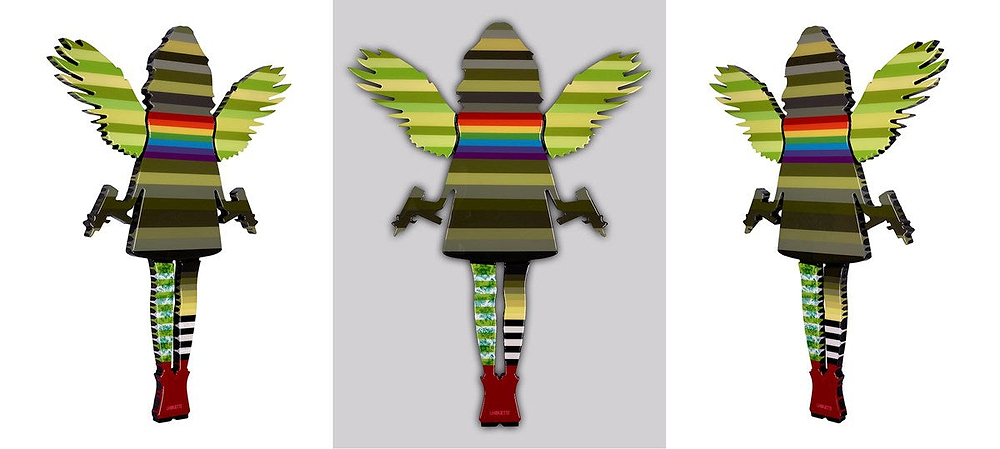 Angel Cake - Mini Striped