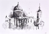 St Paul's Cathedral , London III (sketch)