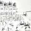 A Day at the Harbour II (sketch)