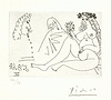 Femme blonde à la Fleur, from La Série 347