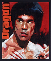 Bruce Lee (Framed)