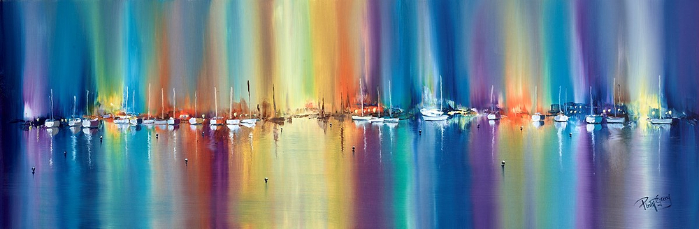 Colourful Harbour Lights